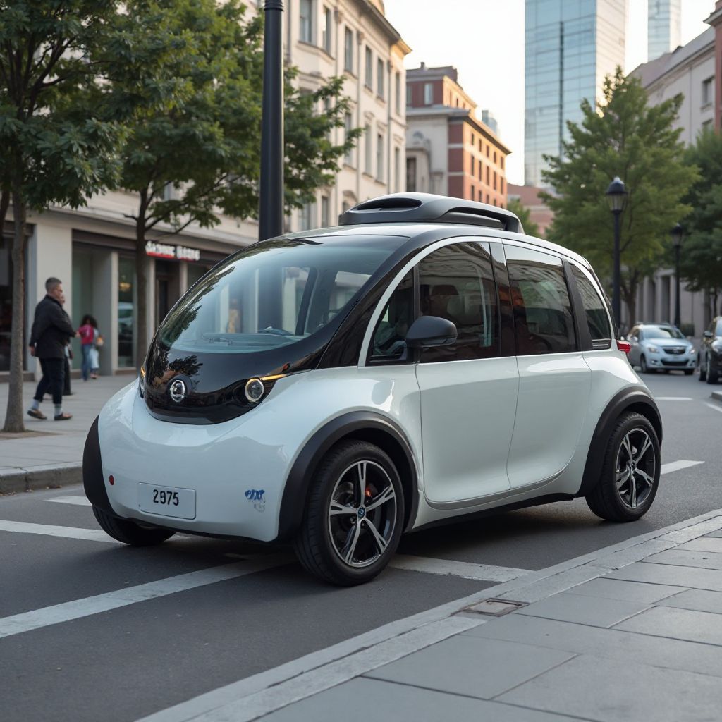 Auto eléctrico compacto urbano